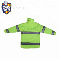 Женская Hi Vis отражающая безопасность безопасности зимняя куртка